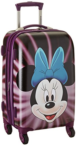 American Tourister Disney Softside Luggage with Spinner Wheels, Minnie Mouse Red Bow, Carry-On 21-Inch