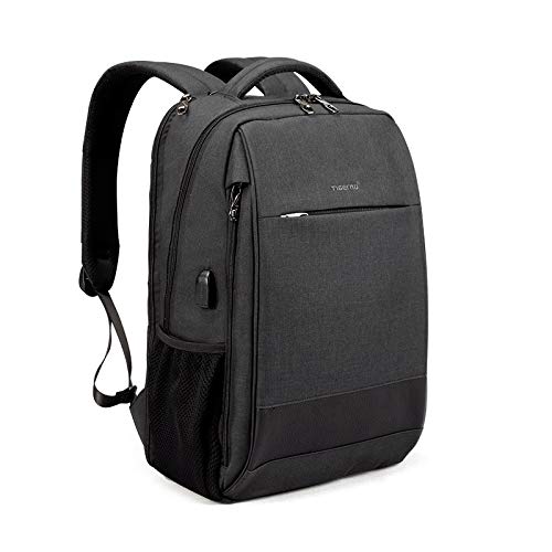 Tigernu Water Resistant Unisex Silm Anti theft USB Charging 15.6 inch Laptop Backpacks Travel Bag School Bag (Black Grey) (B081VL15Y1) Amazon Price History, Amazon Price Tracker