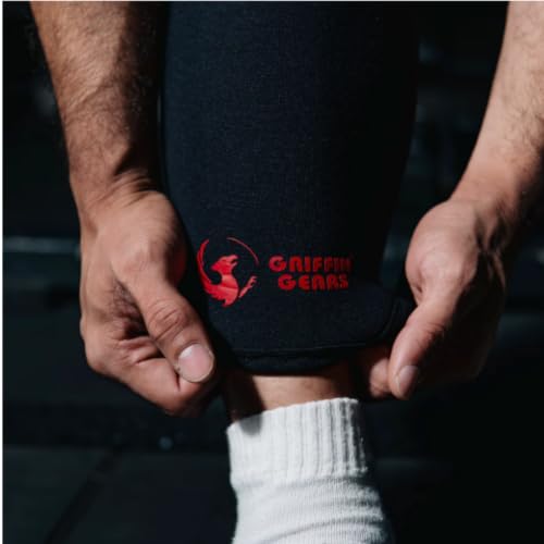 Image of 7mm Knee Sleeves Compression Sleeves for Men & Women Knee Support & Pain Relief | Multipurpose Gym Workouts Deadlifts Squats Powerlifting Knee Cap | Knee Guard (Pair)