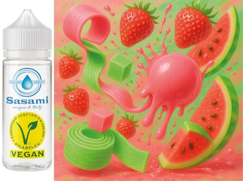 Chewing-gum Sasami arôme concentré Strawberry Watermelon DIY 100 ml