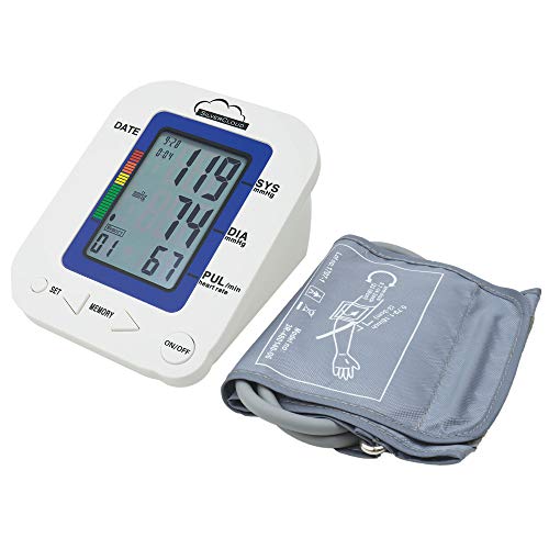Tensiómetro de Brazo digital SilverCloud MB23 con pantalla LCD, alarma por voz, pantalla de frecuencia cardíaca, para el control de la hipertensión - imagen 2