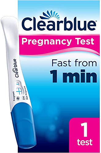 Clearblue Pregnancy Test Rapid Detection Result in 1 Minute 1 Test Pack Easy At Home Pregnancy Test