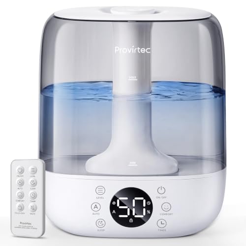 Provirtec-Cool-Mist-Humidifier-for-Bedroom-Easy-to-Clean-6L-Ultrasonic Provirtec Cool Mist Humidifier for Bedroom Easy to Clean, 6L Ultrasonic - Image 1