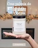 M&SENSE Wanilia - Świeca w Szkle (550g, 110h) | Naturalna Sojowa, 2 Knoty | Relaks & Aromaterapia | Prezent Uniwersalny