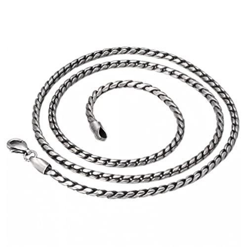 Collier homme en argent 2,5 mm, la chaîne idéale du bureau aux sorties décontractées