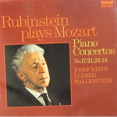 Rubinstein plays Mozart Piano Concertos No. 17, 21, 23, 24 Josef Krips, Alfred Wallenstein Vinyl LP Box