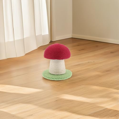 Rascador para Gatos Toyvian Rojo en Forma de Hongo miniatura 6