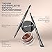 Morphe High Archiever Everyday Essentials Brow Kit - Precision Micro Eyebrow Pencil, Tinted Sculpting Brow Wax & 3-in-1 Brush for Shaping, Filling & Defining - Java (3 Count)