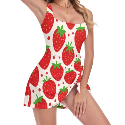 Maillot de bain push-up femme une pièce maillot de bain motifs pois