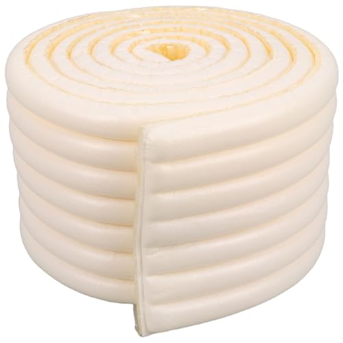 Milisten Bande Anti-Collision Blanche 2 M X 8 Cm X 0,8 Cm pour Protection d'angle Souple, Protège-Coins pour Meubles et Murs, Bande de Protection de Bord Adaptée Sécurité Bébé et Garçon