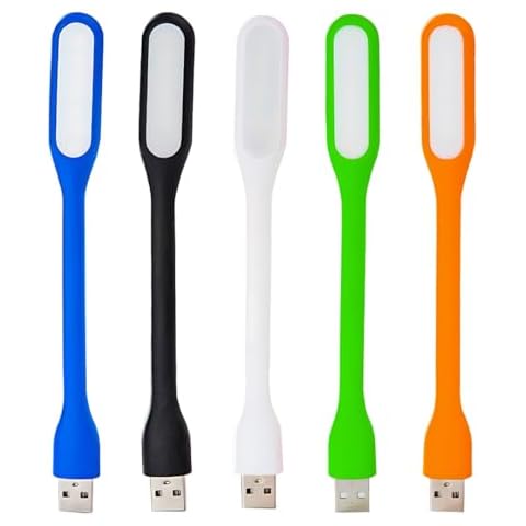 5 Pack Portable USB LED Light Lamp Cover