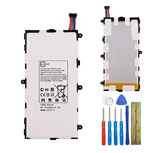 E-yiiviil nytt ersättningsbatteri T4000E kompatibel med Samsung Galaxy Tab A 7.0 2016 4G LTE SM-T210 SM-T210R Galaxy Tab 3 7.0 SM-T285M