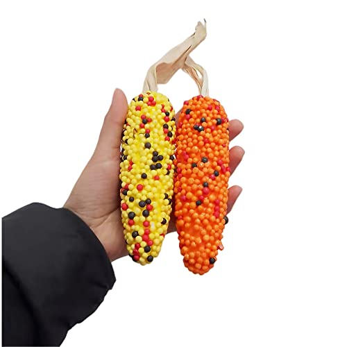 XZJMY 6 Pcs Artificial Corn,Thanksgiving Fake Corn,Simulation Foam Corn Set,Faux Corn Modle for Photoshoot,Kitchen,Party Home Decor