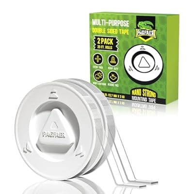PAGFAER 2PCS Double Sided Tape Heavy Duty, Stro...