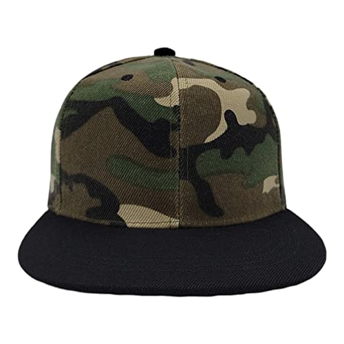 Kid's Youth Flat Bill Snapback Hat - Hip Hop Baseball Cap2