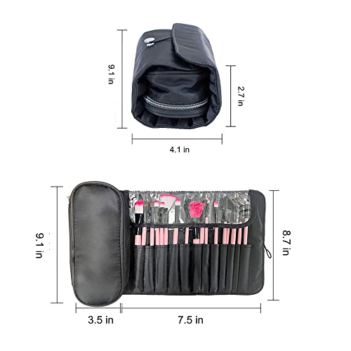 Portable Makeup Brush Storage Bag, Cosmetic Travel Storage Bag, Multi-Function Makeup Brush Protection Bag, Folding Tool Bag4