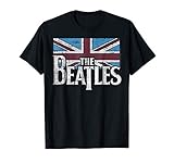 The Beatles British Flag Red, White, and Blue T-Shirt