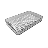 Solution de service multifonction : ce plateau de service sert également d'égouttoir à vaisselle, parfait pour diverses tâches de cuisine telles que égoutter les fruits et légumes ou servir des collations lors de rassemblements.