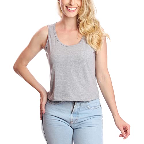 Kit 3 Blusas Cropped Blusinha Feminina Tshirt Regata Basic Fashion, Tamanho M
