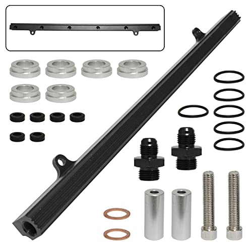 PKSABB High Flow Fuel Injector Rail compatible with Skyline R32 R33 ECR33 RB25 RB25DET Engines GT-R GTS Turbo 1994-2001