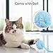 WONOWPA Cat Spring Toys, Self-Play Hanging Stretchable Cat Spring with Bell, 3 Pack Soft Plush Interactive Cat Toys for Indoor Cats Kitten Chasing and Playing