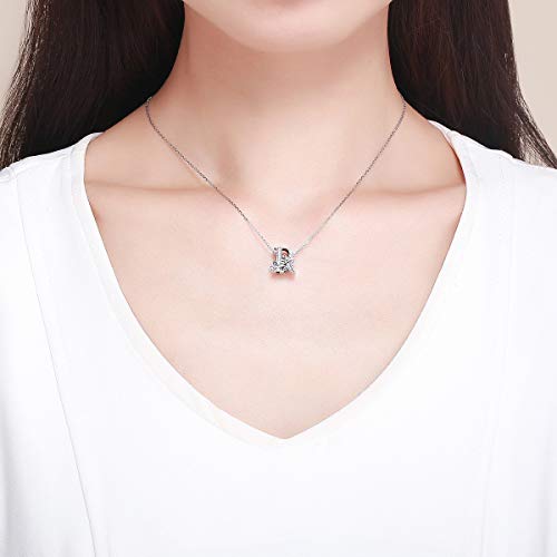 Image of Eternalll Jewellery - Spacer Beads Authentic 925 Sterling Silver Charms Vintage A-Z Letter Alphabet Charms for Bead Bracelets Women Charm Diy Jewelry