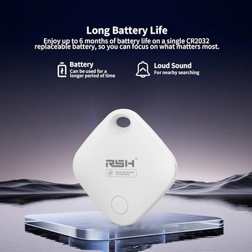Image of Air Tracker Tag for Android 4 Pack Luggage Tracker Tags Works with Google Find Hub App, Bluetooth Tracker Key Finder and Item Locator for Luggage, Backpack, Suitcases, Replaceable Battery
