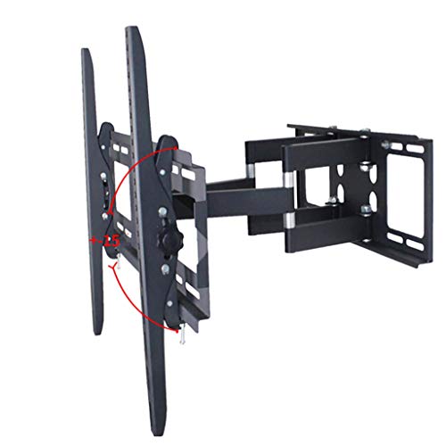 Support TV mural pivotant télescopique rotatif angle vision optimal 42-65 - 7