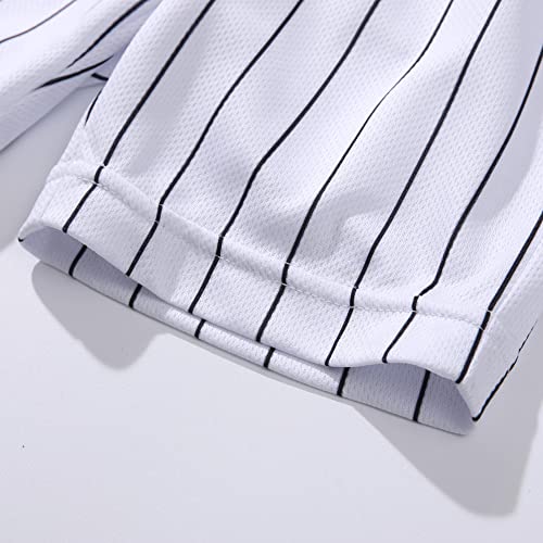 Yuji Itadori Toddler Boys Girls Baseball Sport Shorts Kids Black Stripe Stretch Loose Waist Shorts Birthday Outfit4