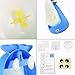 Foryee Potty Training Urinal for Boys Cute Whale with Funny Aiming Target - Blue