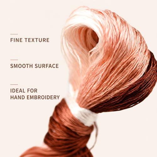 Image of MIINGGUXIUYI Mulberry Silk Floss Embroidery Thread Floss-Cross Stitch Threads China Silk Woven Jewelry Threads DIY Sewing Kits (93)