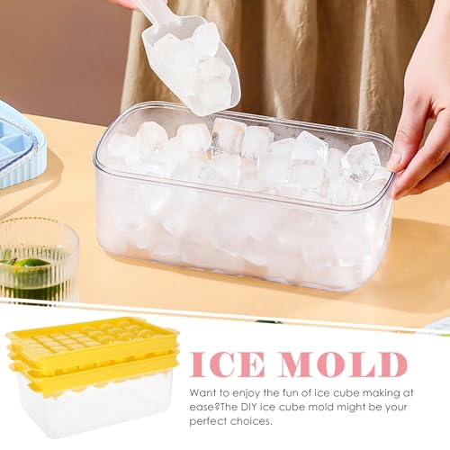 Molde de hielo reutilizable doble capa con pala miniatura 3