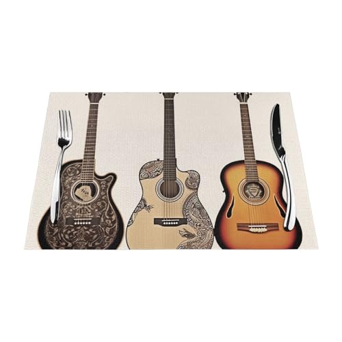 Sets de table en PVC lavables et antidérapants pour cuisine - 3