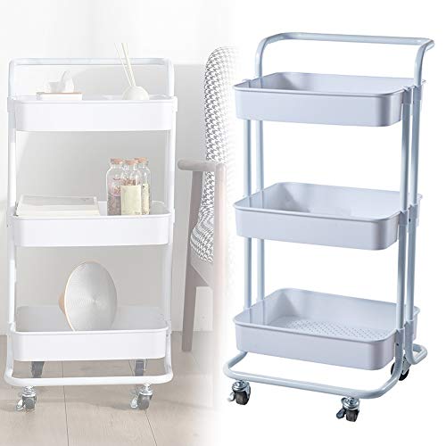 Duschkopf Aufbewahrungswagen Küche Shelf 3-Lagiger Lagerwagen Cover