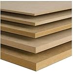 Caberwood Pro 4 x Sheets 6mm MDF Board, 1220mm x 610mm, Construction Material