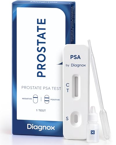 Diagnox Health PSA Test Kit for Men - At-Home Prostate Health Screening Blood Test - Clinically Validated 99.3% Sensitivity - Results in 5 Minutes - CE Certified (1 Test)