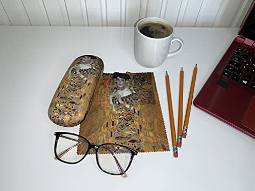 VON LILIENFELD Brillenetui Brillenkoker Stabiele Gustav Klimt: Adele Reinigingsdoek Glasses Case Art - Image 5