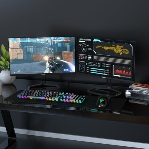 Image of Kado 2-Pack 24.5 inch 165Hz 1ms 1920x1080 Flat Screen FHD Computer Monitor | AMD FreeSync Premium Panoramic Gaming Multi-View Split Screen Streaming, VESA Mount DisplayPort HDMI Built-in Speakers