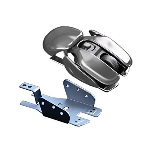 2023 Wireless Ergonomics Metal Mouse -【New Version】 Wireless Silent Mouse Rechargeable, 2.4 Ghz Nano Usb Unifying Receiver, 3 File Dpi Settings W/ Aluminum Alloy Integrated Base, For Pc Computer (A) #TOP5