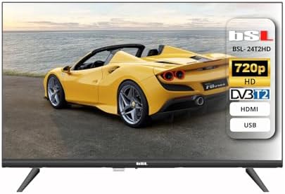 BSL-24T2HD TV LED HD 1366 x 768 60 Hz USB DVBT2 HEVC DVB-S2 HDMI 24"