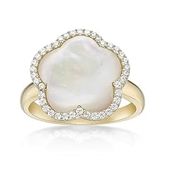 Mother of Pearl / Yellow Gold Plating