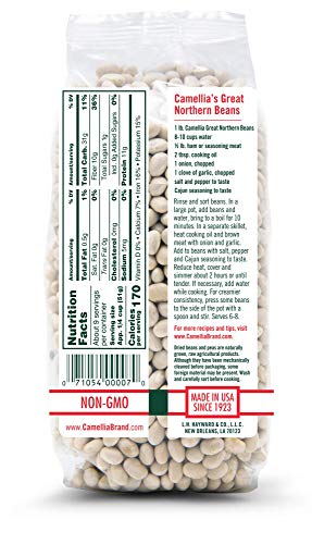 Camellia Brand Dried Great Northern Beans 1 Pound (Pack Of 12) #TOP2