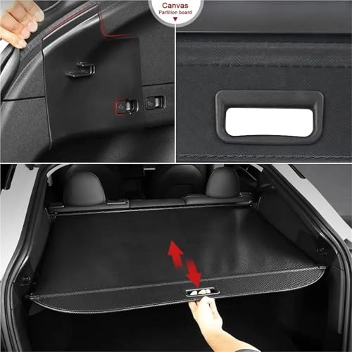 Cubierta trasera de maletero para Tesla Model Y: proteja su equipaje de miradas ajenas 7