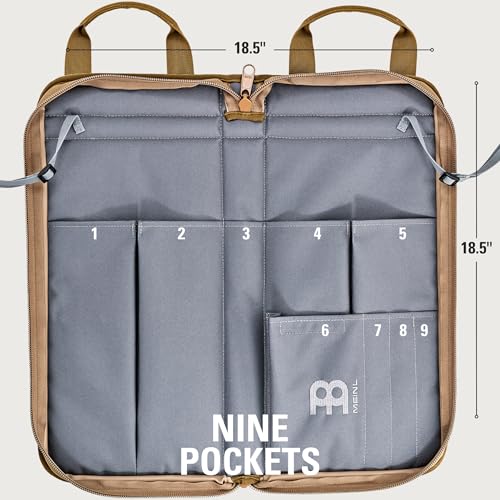 Meinl Cymbals Professional Drumstick and Cymbal Bag Combo Set — Musical Instrument Case for Drums and Percussion - Thumbnail 4