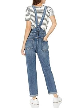 Silver Jeans Co. Women's Denim Overall, medium indigo, Lx26