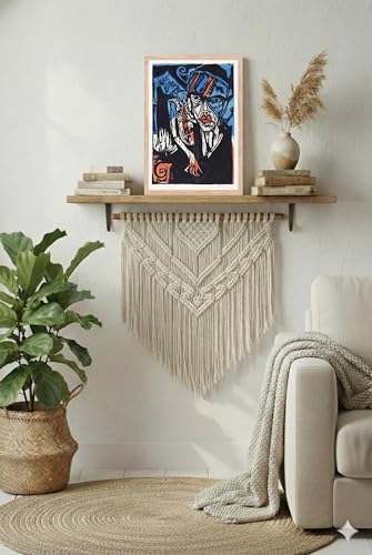 Image of BLINKART Pablow Picaso Aesthetic Modern Art Walls With Frame | Natural Wood Texture | Living Room Bedroom Office Wall Decoration | Poster Home Decor Frames Wall Bedroom | 12x8 Inches (D264)