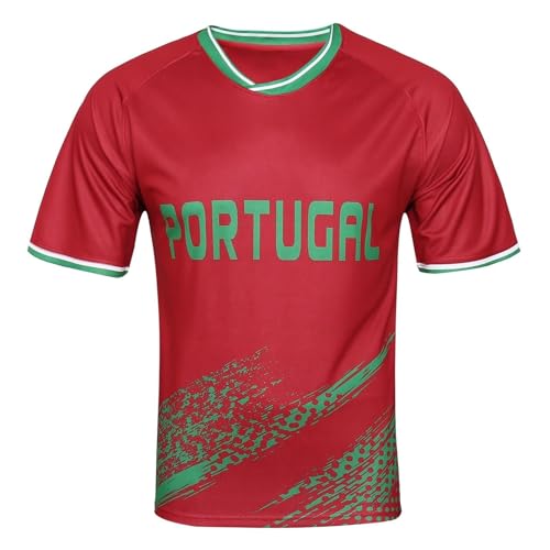 Maillot de football du Portugal hommes idéal pour entraînement d'été