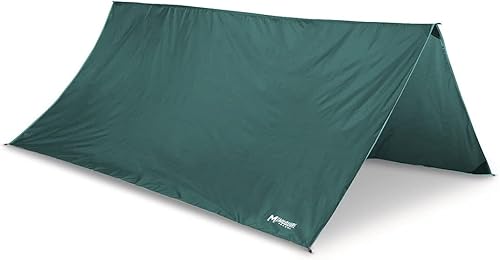 Miniatura 2 de Tienda de campaña impermeable ligera con mosca de lluvia, tela de nailon Ripstop, para camping, mochilero y aventura al aire libre (verde OD)