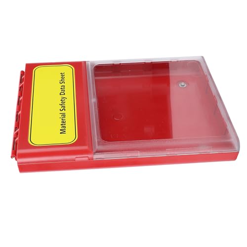 Visualbox Wasserdichter MSDS Lagerschrank mit Magnetverriegelung, Nylon PA ABS PC Material, Staubdicht, Feuchtigkeitsbeständig