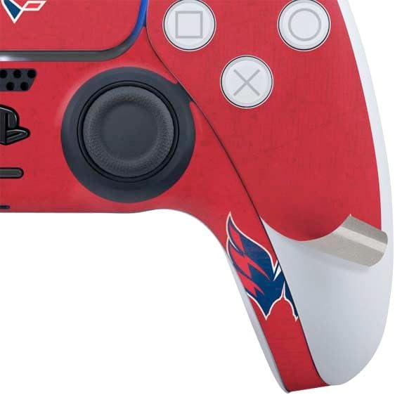 Skinit Decal Gaming Skin Compatible with PS5 Slim Digital Edition Bundle - Officially Licensed NHL Washington Capitals Distressed Design